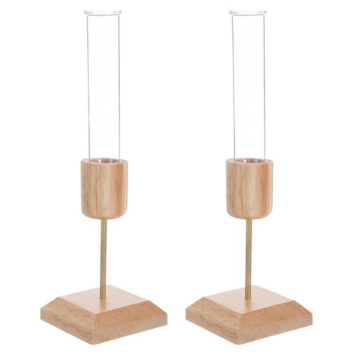 2pcs wooden plant - 2pcs,