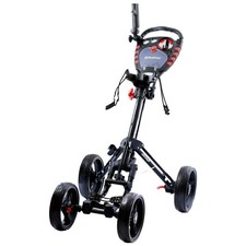 Lightweight Foldable 4-Wheel Golf Trolley Compact Push Cart Fastfold Quad 2025