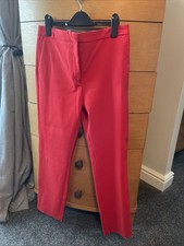 Zara Red Stretch Trousers