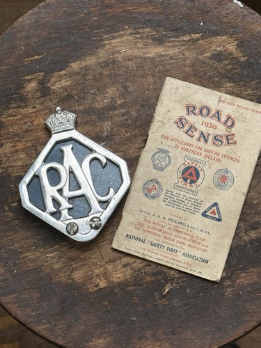 1950s rac badge - and, 1930s