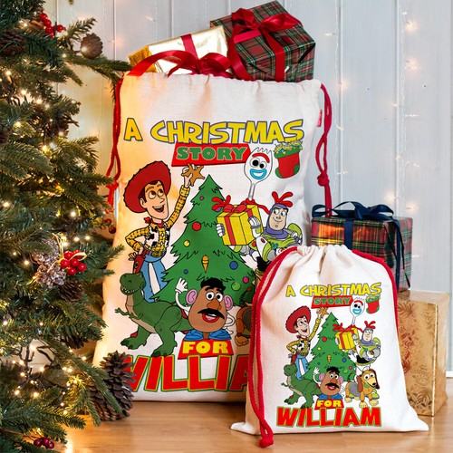 Toy christmas story sack santa - story,