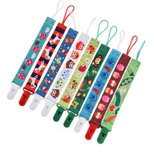 SPIRIUS Dummy Clips Holder Soother Pacifier chain boys girls baby infant strap r