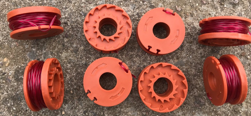 8pcs worx spools - spools, strimmer
