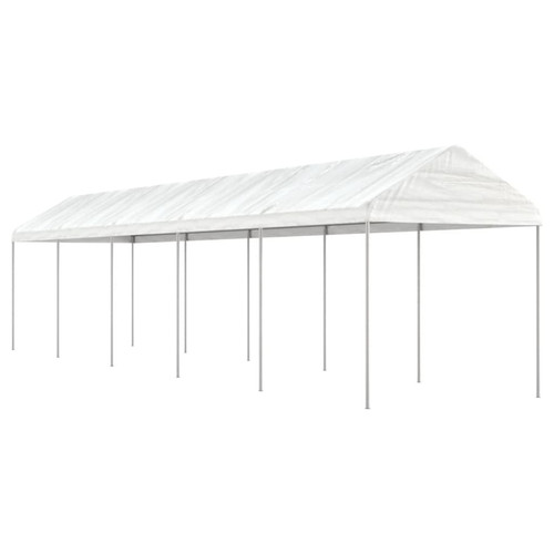 Gazebo white 15x2 28x2 69m - white, 11.15x2.28x2.69m