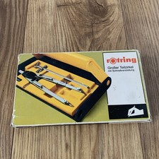 Vintage Rotring Compass & Case