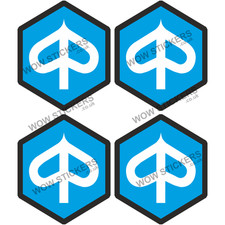 Piaggio Motorbike Stickers