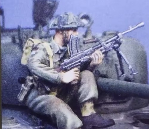 Ww2 british bren gunner - 1/35,