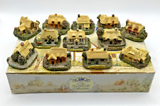 Vintage The Leonardo Collection 12 Piece Miniature Country Cottages (LP 6745)