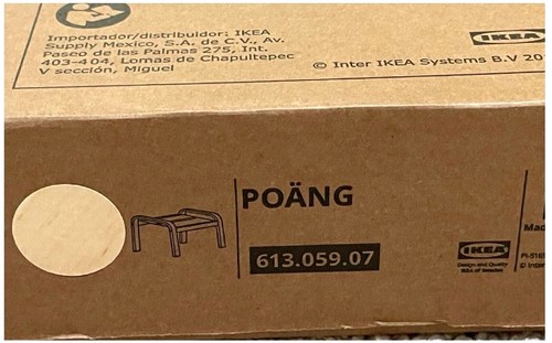 Ikea poang footstool ottoman - ikea, footstool/ottoman