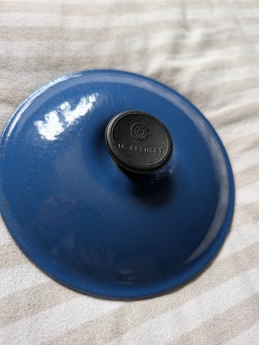 Creuset 18cm blue cast iron - le,