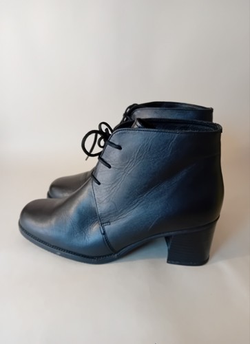 Womens black leather ankle - womens,
