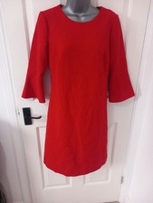 Laura Ashley Red dress size 8 new with  rrp £90.00