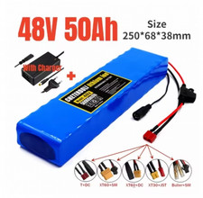 48V 13S2P 50Ah Battery Pack for Rechargeable Battery 54.6V 2A Battery Charger