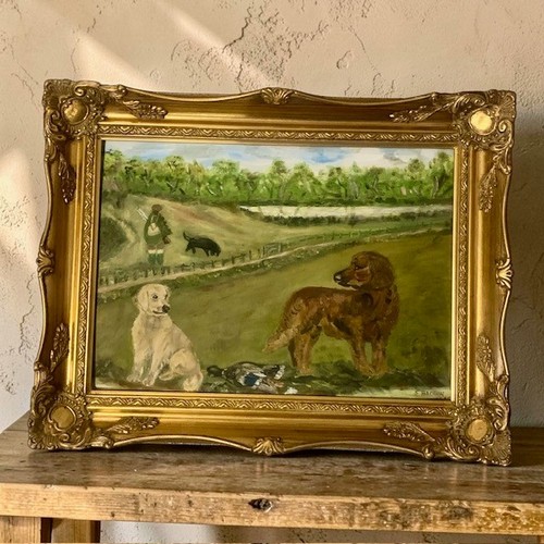 Original gun dog hunting oil - gun,