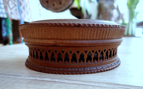 Indian carved cricket cage - indian,