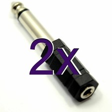 [2 pack] 3.5mm Jack Socket to