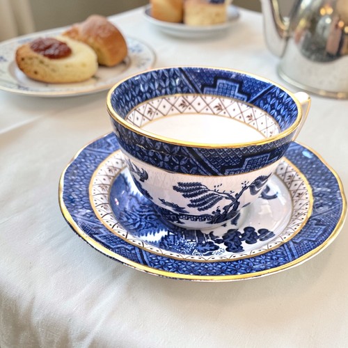 Vintage tea cup and saucer - cup,