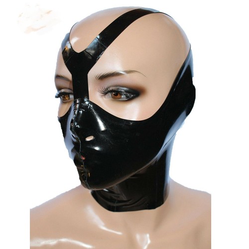 Unisex latex hood gummi - gummi, rubber