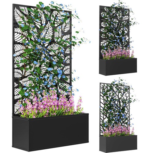 Trellis raised planter - planter, bed