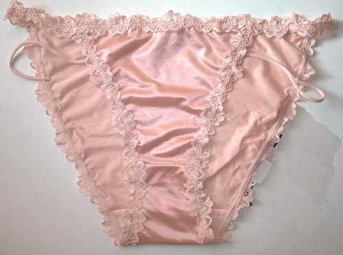 Sexy pink slippery satin - sexy,