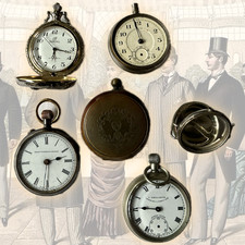 Antique Pocket Watches For Spares or Repairs -