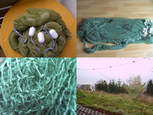 Seine trawl net with catch - seine,
