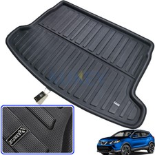 For Nissan J11 Qashqai 2014-2021 Rear Trunk Boot Liner Cargo Mat Floor Tray