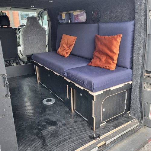Shaped pull out campervan - l-shaped, pull-out
