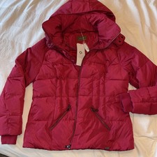 PER UNA DARK ROSE HOODED PADDED JACKET With Stormwear SIZE L BNWT