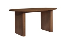 Axel Oval Fluted Dining Table-