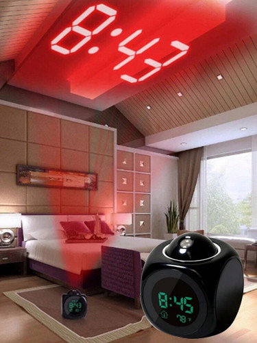Digital projection alarm - projection, clock