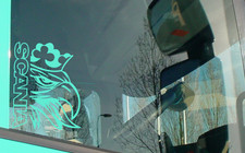 SCANIA VINYL DECAL STICKERS x2