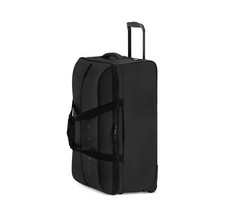 Delsey Paris Torrent Rolling Duffel Bag Waterproof Bag Travel Luggage Black