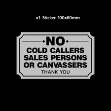 No Cold Callers Canvassers