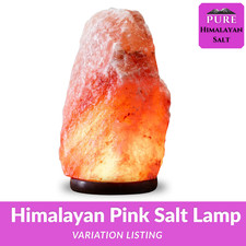 2x Natural Himalayan Salt Lamp