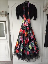 1950s Floral Rockabilly Swing