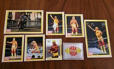 Rare Hulk Hogan Sticker Set 1993 WWF Merlin Wrestling x 10 Stickers