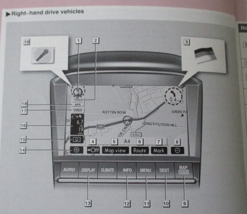 Lexus 400h sat nav - rx,