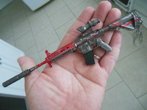 Rifle with silencer - rifle,