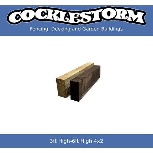 3ft high 6ft 4x2 - 3ft, high-6ft