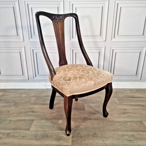 Antique edwardian dining chair - edwardian,