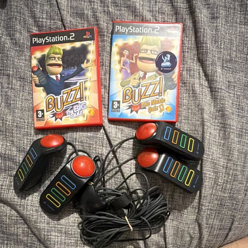 Sony ps2 buzz bundle - buzz!, wired