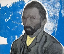 Steve Kaufman "Vincent Van