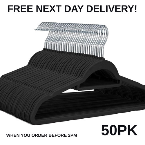 Pack velvet clothes - 50, hangers