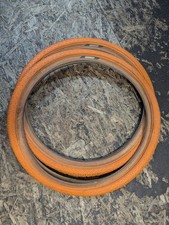 TIOGA Comp ST 20" BMX tires NOS Stadium Tires RARE Orange Made in Japan