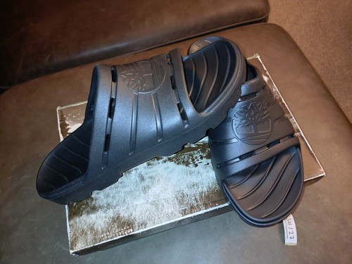 Timberland black sliders flip - black,