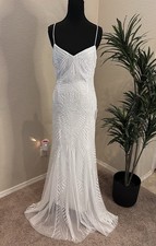 Lulus White Beaded Sequin