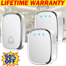 Wireless Door Bell Plug-in Electric Cordless Doorbell 36 Tunes 4 Volume Doorbell
