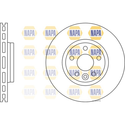 Brake discs vented for - 2x,
