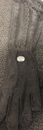 Stainless steel glove cut - stainless,